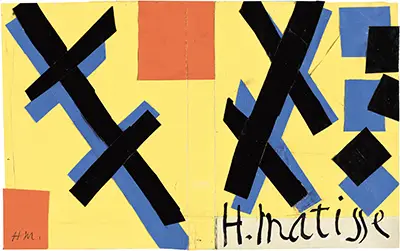 Cover Maquette for the Book Matisse his Art and his Public Henri Matisse